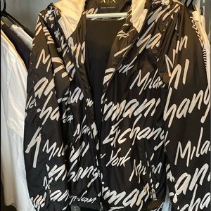 A/X lightweight hooded full zip